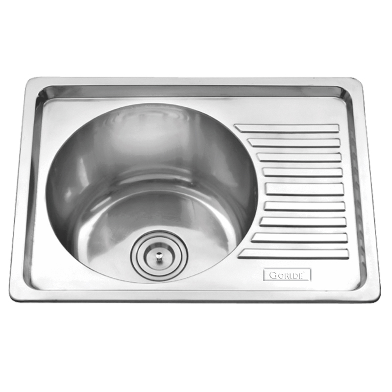 Chậu rửa bát inox 1 hố Gorlde GD-0291 Chậu rửa bát inox 1 hố Gorlde GD-0291