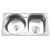 Chậu rửa bát inox 2 hố Gorlde GD-5012 2 Chậu rửa bát inox 2 hố Gorlde GD-5012