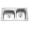 Chậu rửa bát inox 2 hố Gorlde GD-5302 2 Chậu rửa bát inox 2 hố Gorlde GD-5302