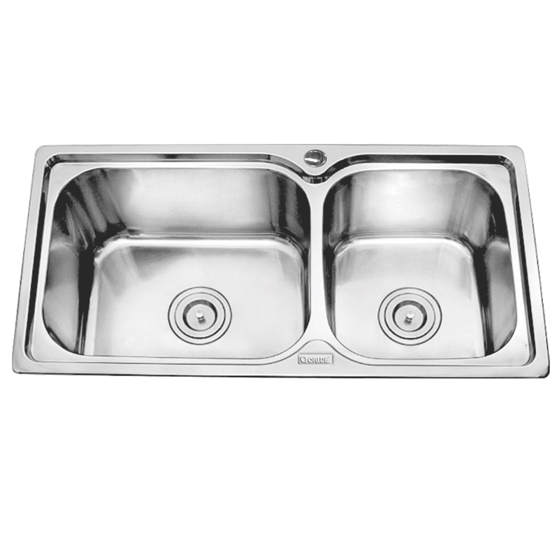 Chậu rửa bát inox 2 hố Gorlde GD-5416 Chậu rửa bát inox 2 hố Gorlde GD-5416