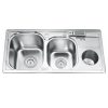 Chậu rửa bát inox 2 hố Gorlde GD-5503 1 Chậu rửa bát inox 2 hố Gorlde GD-5503