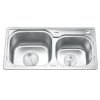Chậu rửa bát inox 2 hố Gorlde GD-5602 1 Chậu rửa bát inox 2 hố Gorlde GD-5602