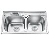 Chậu rửa bát inox 2 hố Gorlde GD-5712 2 Chậu rửa bát inox 2 hố Gorlde GD-5712