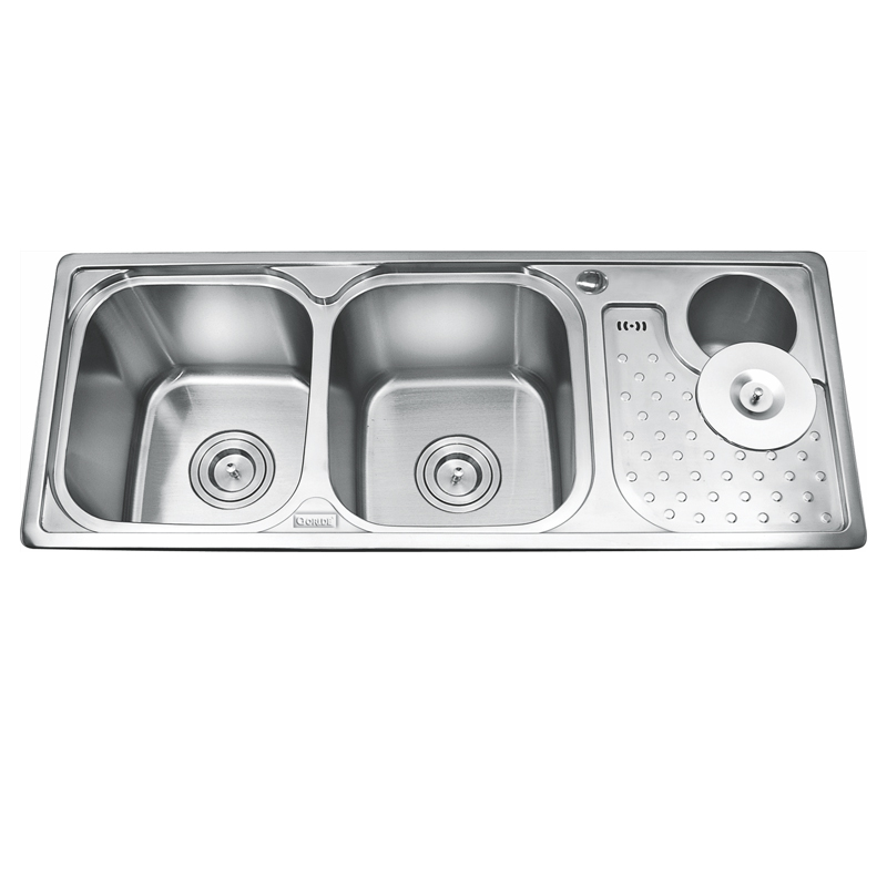 Chậu rửa bát inox 2 hố Gorlde GD-5803 Chậu rửa bát inox 2 hố Gorlde GD-5803