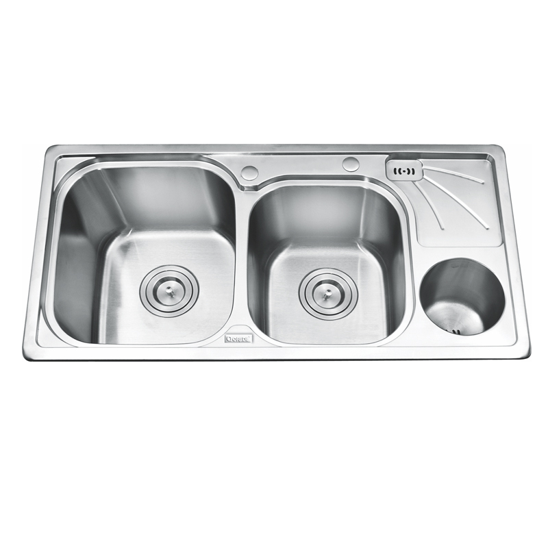 Chậu rửa bát inox 2 hố Gorlde GD-9035 Chậu rửa bát inox 2 hố Gorlde GD-9035