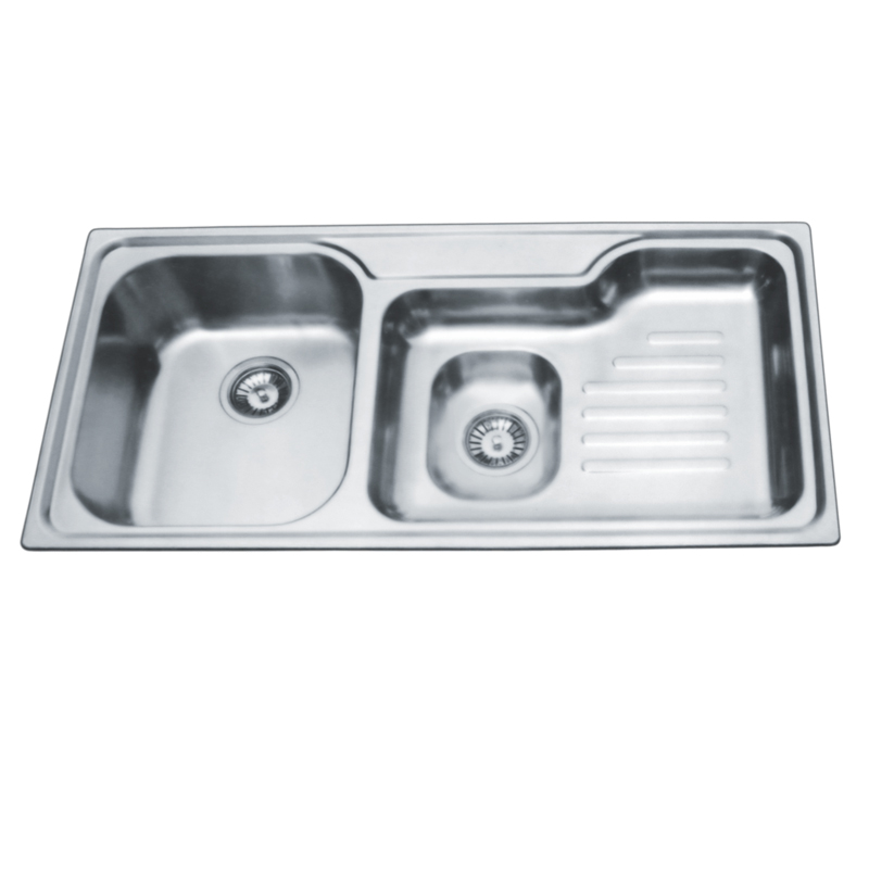 Chậu rửa bát inox 2 hố Gorlde GD-9039 Chậu rửa bát inox 2 hố Gorlde GD-9039