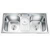 Chậu rửa bát inox 2 hố Gorlde GD-955 2 Chậu rửa bát inox 2 hố Gorlde GD-955
