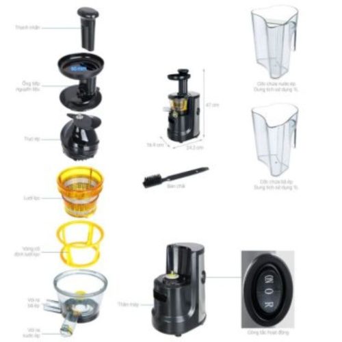 Chi tiết máy ép chậm Hafele HS-J32X (535.43.393)