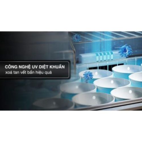 Công nghệ diệt máy rửa bát độc lập Hafele HDW-F601B 535.29.670