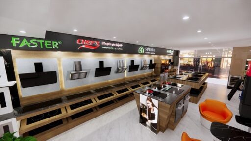 Cửa hàng bán bếp từ tại Sơn An Plaza Đồng Nai