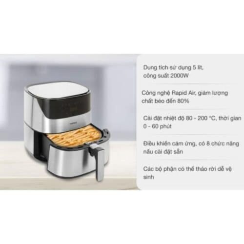 Hình ảnh nồi chiên không dầu 5L Hafele AF-T5A 535.43.712