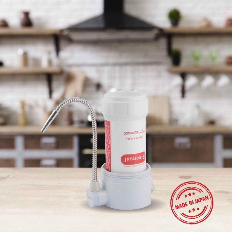 Hình ảnh thiết bị lọc nước trên bồn rửa Cleansui ET101 Hình ảnh thiết bị lọc nước trên bồn rửa Cleansui ET101