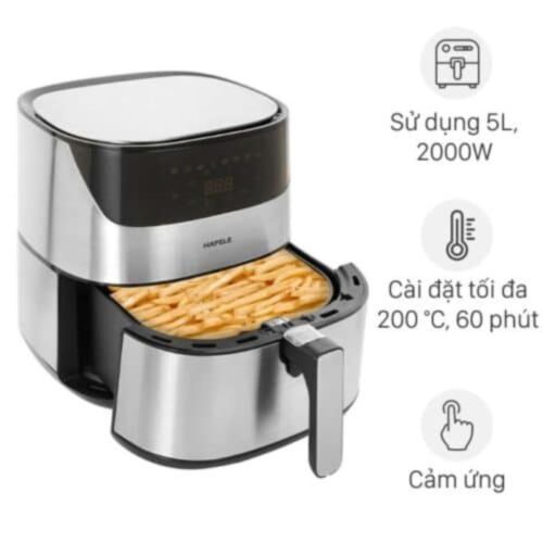 Hình ảnh thực tế nồi chiên không dầu 5L Hafele AF-T5A 535.43.712