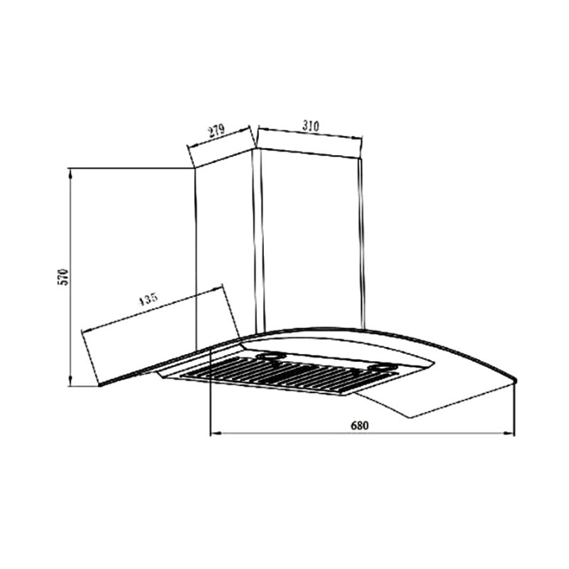 kich-thuoc-may-hut-mui-ap-tuong-binova-bi-1900gm Kích thước máy hút mùi áp tường Binova BI-1900GM
