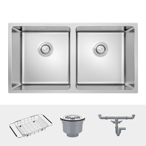 Chậu rửa bát inox 2 hố Konox KN7544DUB 4 Phụ kiện chậu rửa bát inox 2 hố Konox KN7544DUB