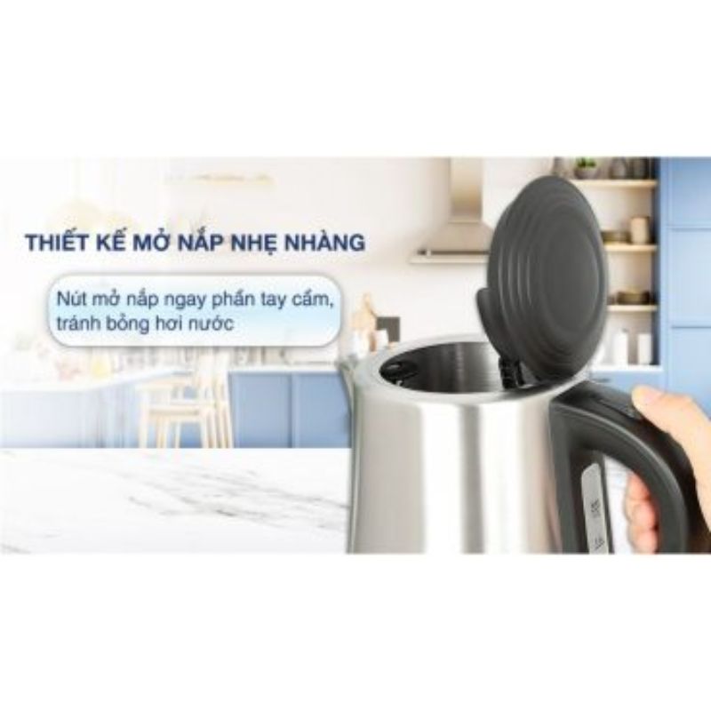 Bình đun siêu tốc Hafele 1.7 lít HS-K1703X 535.43.733 Bình đun siêu tốc Hafele 1.7 lít HS-K1703X 535.43.733