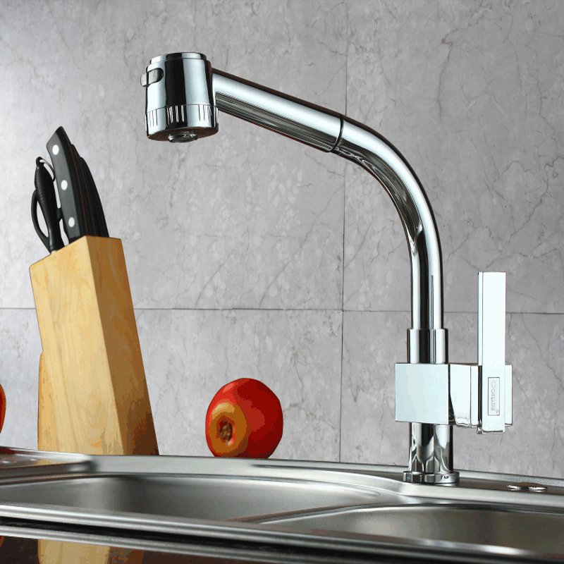 Vòi rửa bát nóng lạnh Gorlde 7192 có dây rút Vòi rửa bát nóng lạnh Gorlde 7192 có dây rút