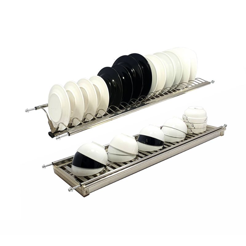 Ảnh giá bát đĩa cố định Inox dạng chữ V BossEU BS1070V Ảnh giá bát đĩa cố định Inox dạng chữ V BossEU BS1070V