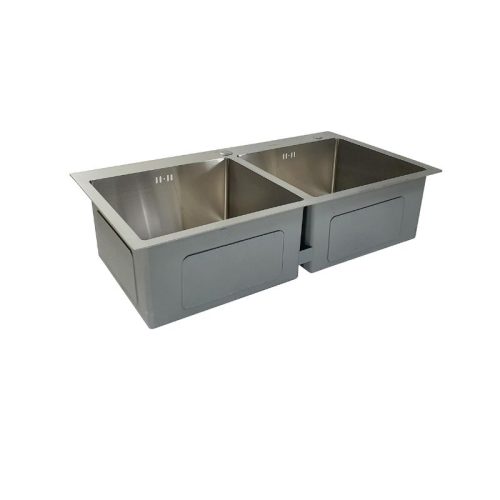 Chậu rửa bát inox 2 hố BossEU BS201.8245CL2 3 Hình ảnh chậu rửa bát inox 2 hố BossEU BS201.8245CL2