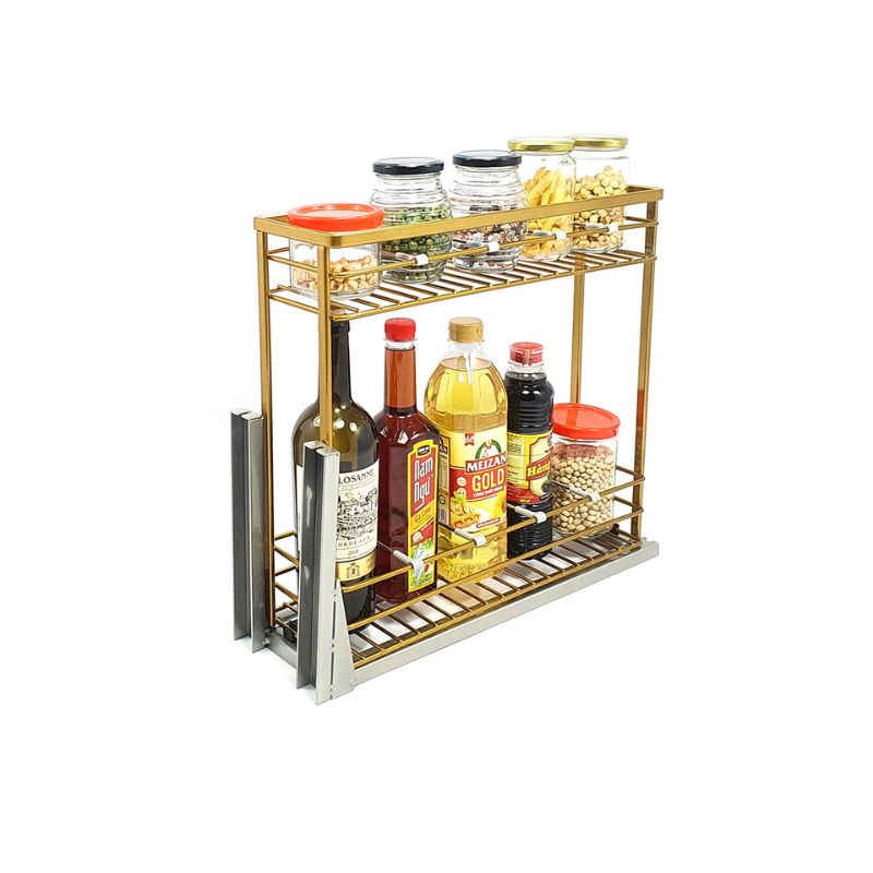 Hình ảnh giá gia vị inox 304 nan dẹt BossEU BS301.120G Hình ảnh giá gia vị inox 304 nan dẹt BossEU BS301.120G