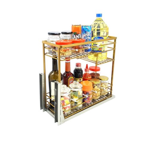 Giá gia vị inox 304 nan dẹt BossEU BS301.125G 3 Hình ảnh giá gia vị inox 304 nan dẹt BossEU BS301.125G