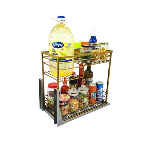 Giá gia vị inox 304 nan dẹt BossEU BS301.130G 3 Hình ảnh giá gia vị inox 304 nan dẹt BossEU BS301.130G