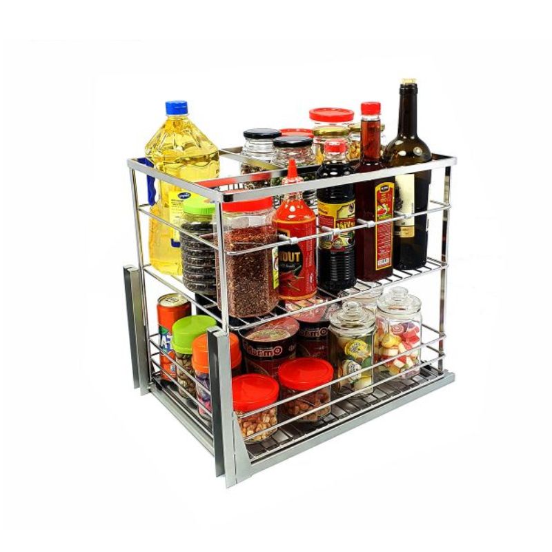 Hình ảnh thực tế giá gia vị inox 304 nan dẹt BossEU BS304.140GS Hình ảnh thực tế giá gia vị inox 304 nan dẹt BossEU BS304.140GS