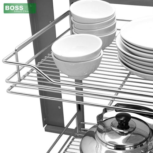 Giá góc liên hoàn inox 304 nan dẹt cao cấp BossEU BS304.900R 6 Kệ giá góc liên hoàn inox 304 nan dẹt cao cấp BossEU BS304.900R