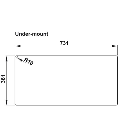 Chậu rửa bát đá 2 hố Hafele Essence HS22-GEN2S90M 577.25.310 2 Kích thước chậu rửa bát đá 2 hố Hafele Essence HS22-GEN2S90M 577.25.310