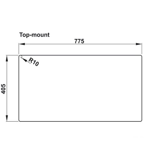 Chậu rửa bát đá Hafele Essence HS22-GEN2S90M 577.25.510 5 Kích thước chậu rửa bát đá Hafele Essence HS22-GEN2S90M 577.25.510