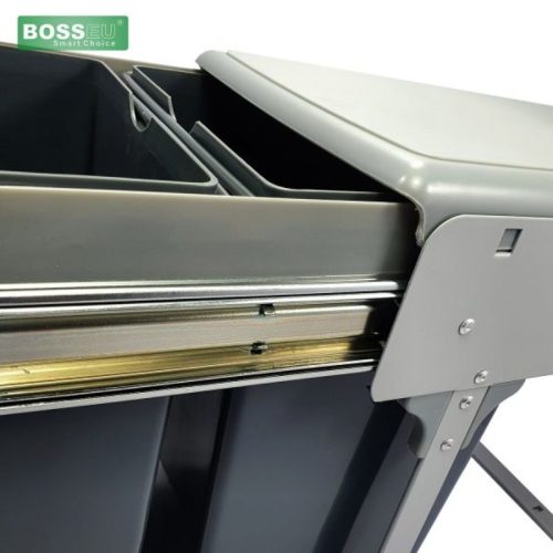 Thùng rác đôi âm tủ gắn cánh BossEU BS1400RD 3 Ảnh thực thùng rác đôi âm tủ gắn cánh BossEU BS1400RD