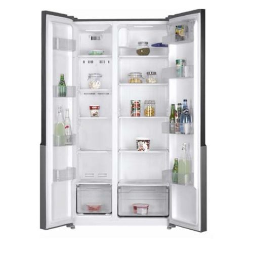 Bên trong tủ lạnh 2 cánh side by side Hafele 562 lít HF-SB5321FB 534.14.021
