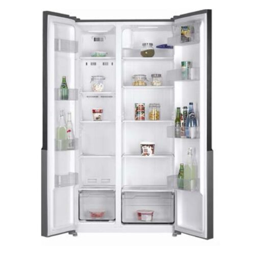 Bên trong tủ lạnh 2 cánh side by side Hafele 562 lít HF-SB5321FB 534.14.021