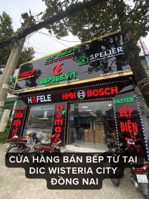 Cửa hàng bán bếp từ tại dự án DIC Wisteria City Đồng Nai