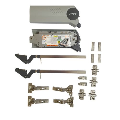 Cấu tạo tay nâng Blum điện đóng mở tự động 20HK+20F2200+20F3500