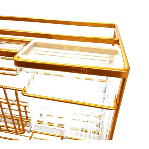 Giá dao thớt nan dẹt mạ Nano vàng BossEU BS301.250D 3 Chi tiết giá dao thớt nan dẹt mạ Nano vàng BossEU BS301.250D