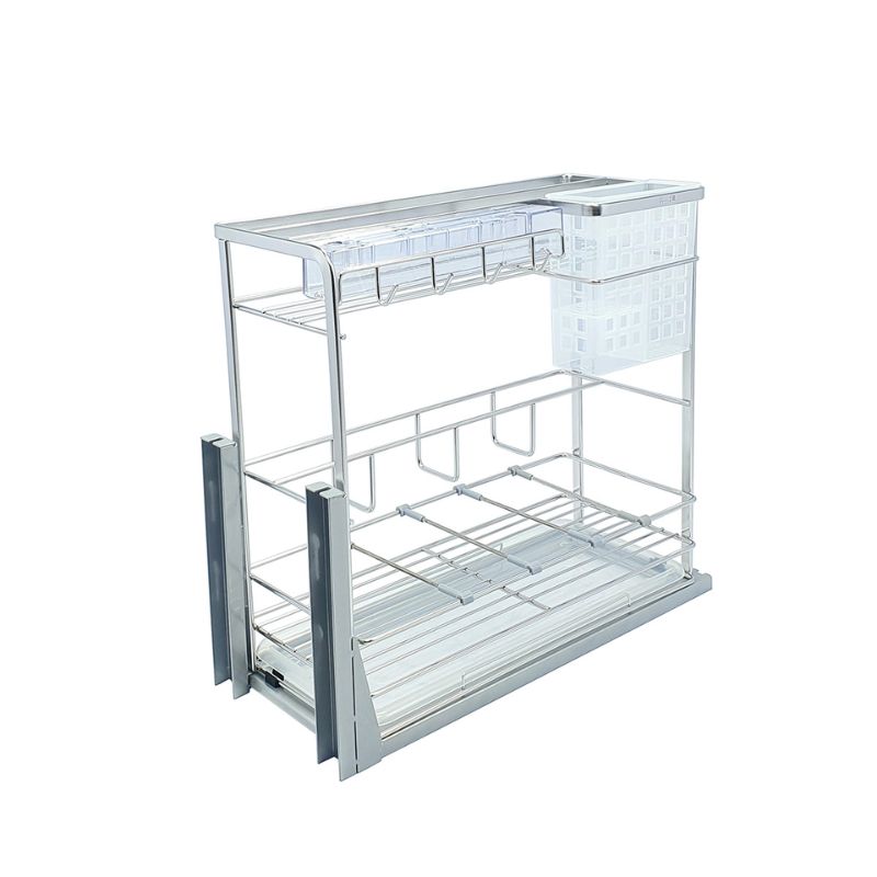 Giá dao thớt inox mạ crom BossEU BS250D Giá dao thớt inox mạ crom BossEU BS250D