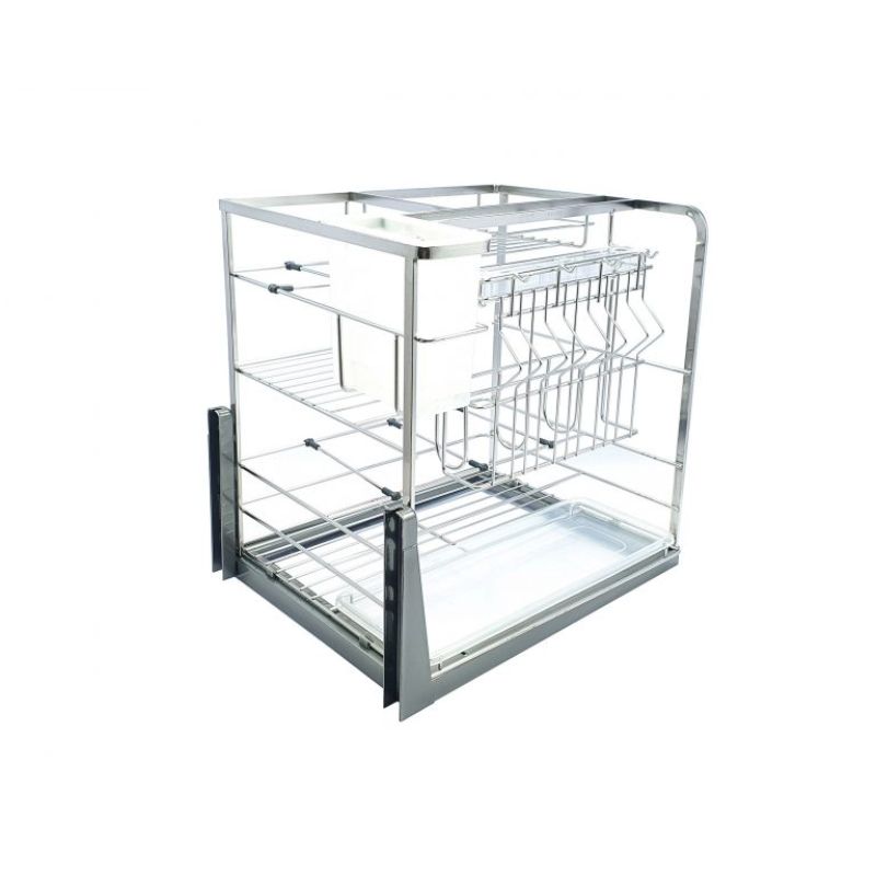 Giá dao thớt inox mạ crom BossEU BS400D Giá dao thớt inox mạ crom BossEU BS400D