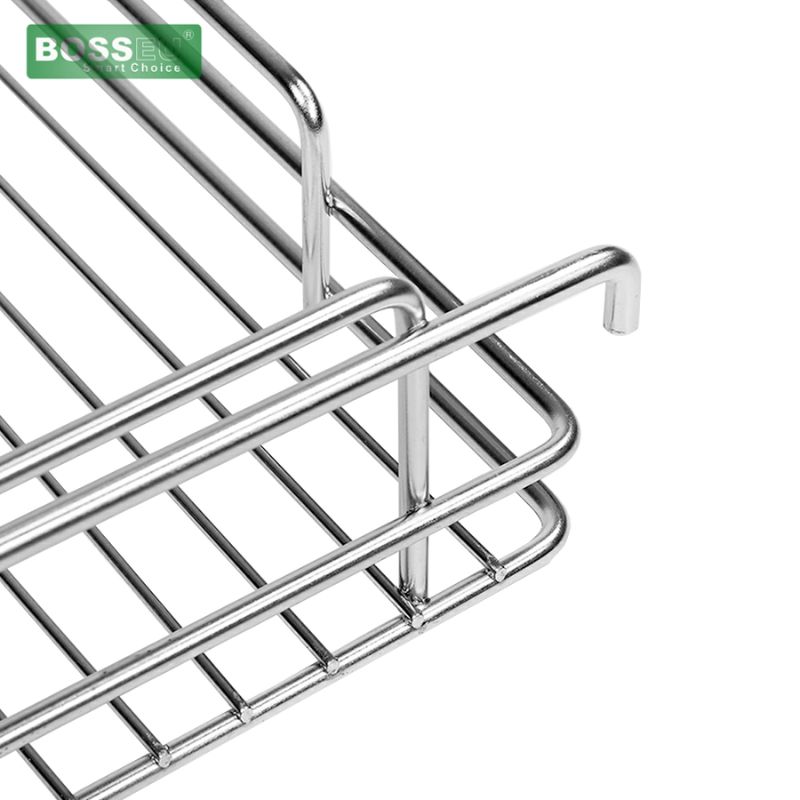 Hình ảnh giá góc liên hoàn inox 304 nan dẹt cao cấp BossEU BS304.900L Hình ảnh giá góc liên hoàn inox 304 nan dẹt cao cấp BossEU BS304.900L