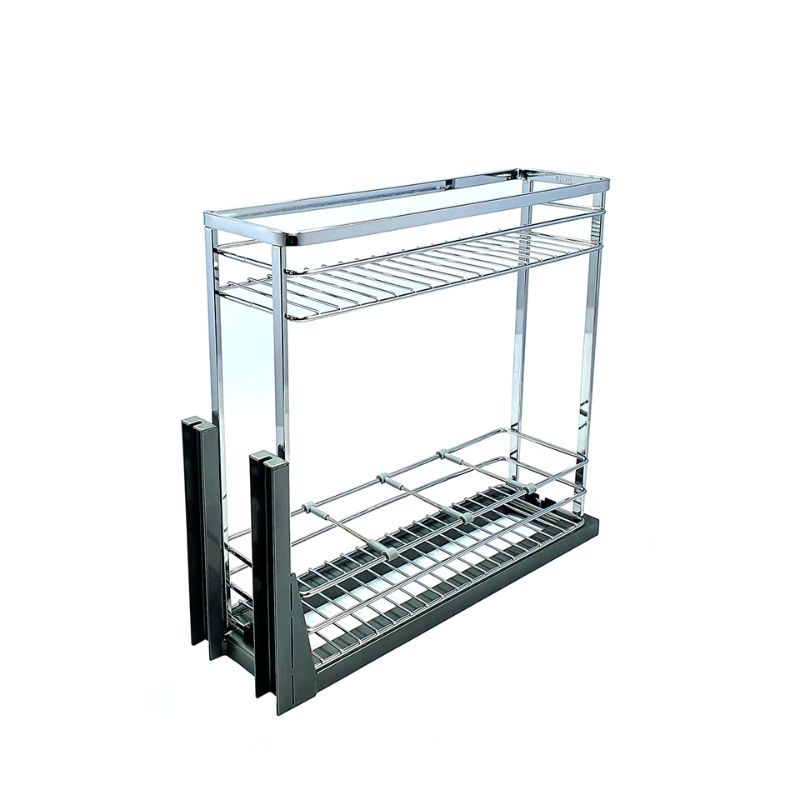 Giá gia vị inox 304 nan dẹt BossEU BS120G Giá gia vị inox 304 nan dẹt BossEU BS120G