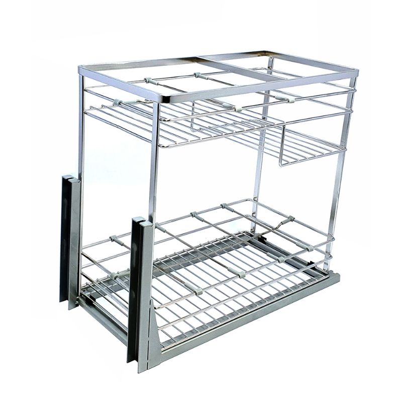 Giá gia vị inox 304 nan dẹt BossEU BS304.130GS Giá gia vị inox 304 nan dẹt BossEU BS304.130GS