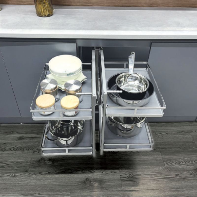 Giá góc mở toàn phần inox 304 soi plat BossEU BS304.900GS PRO Giá góc mở toàn phần inox 304 soi plat BossEU BS304.900GS PRO