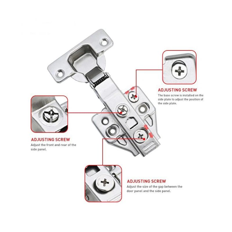 Hình ảnh bản lề inox 304 giảm chấn BossEU BS304B-3D Hình ảnh bản lề inox 304 giảm chấn BossEU BS304B-3D