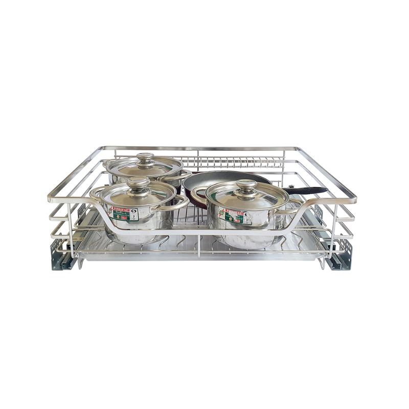 Hình ảnh thực tế giá xoong nồi bát đĩa Inox 304 BossEU BS304.700BN Hình ảnh thực tế giá xoong nồi bát đĩa Inox 304 BossEU BS304.700BN