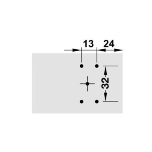 Kích thước đế bản lề tủ SM 100 Hafele 315.98.550