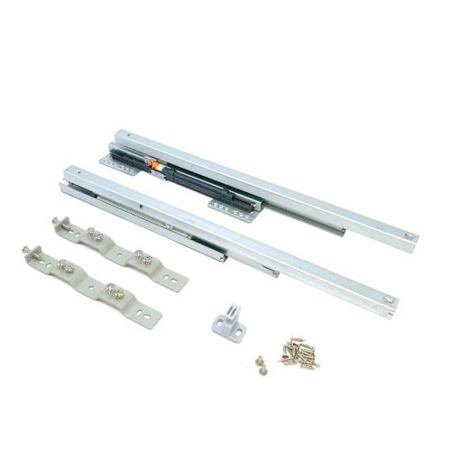 Giá dao thớt inox mạ crom BossEU BS400D 3 Ray trượt giá dao thớt inox mạ crom BossEU BS400D