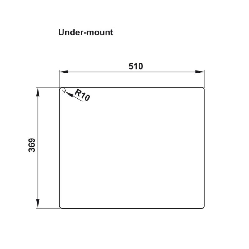 Kích thước chậu rửa bát đá 1 hố Hafele Essence HS22-GEN1S60M 577.25.520 Kích thước chậu rửa bát đá 1 hố Hafele Essence HS22-GEN1S60M 577.25.520