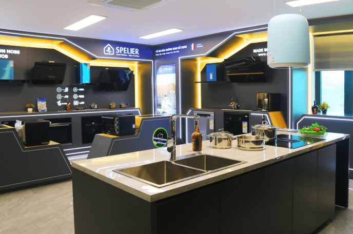 Top cửa hàng bếp từ Spelier tại Đồng Nai