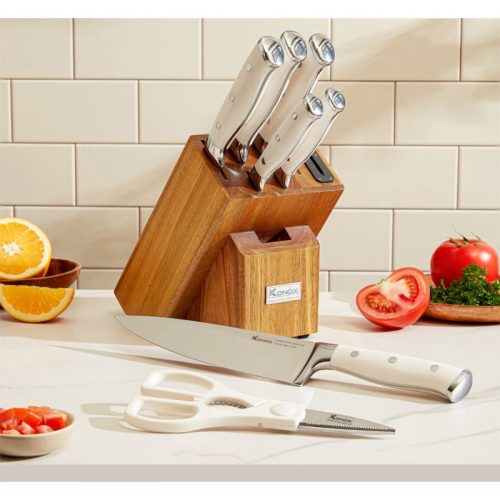 Bộ dao làm bếp cao cấp 7 món Konox Gouter 5 Ảnh thực tế bộ dao làm bếp cao cấp 7 món Konox Gouter