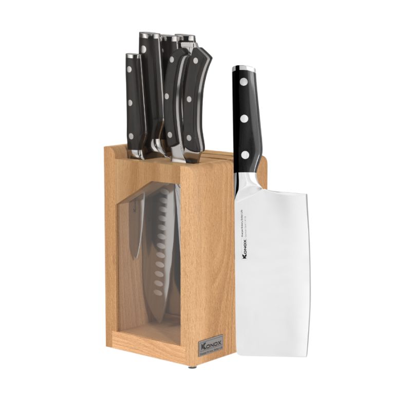 Bộ dao làm bếp cao cấp 5 món Konox Impecca Bộ dao làm bếp cao cấp 5 món Konox Impecca